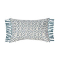 Vintage Blue Green Tassel Pillow Cover - Pillow Bay