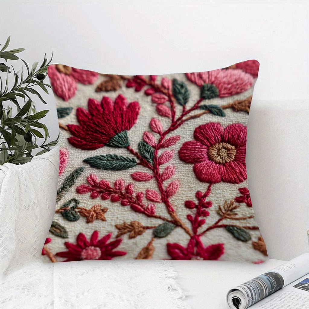 Vintage Floral Botanical Pillow Cover - Pillow Bay