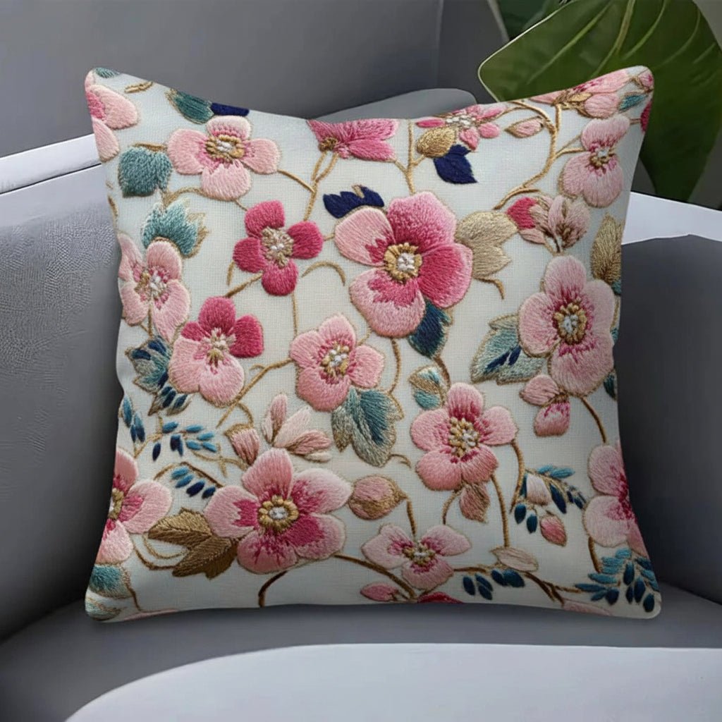 Vintage Floral Botanical Pillow Cover - Pillow Bay