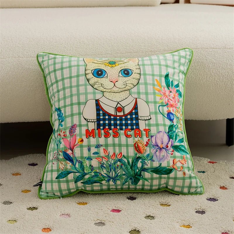 Vintage Leopard Velvet Pillow Cover - Pillow Bay