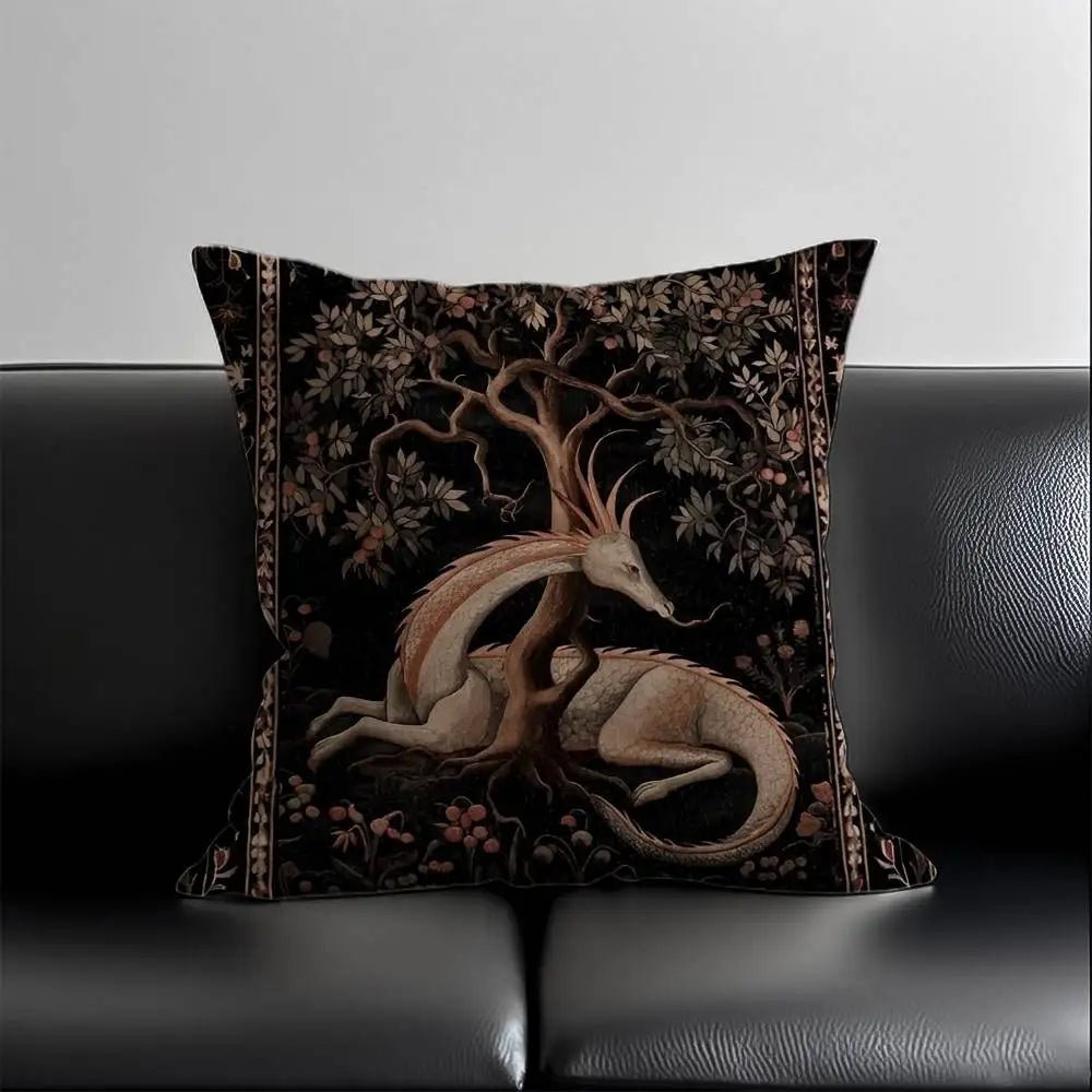 Vintage Unicorn Art Pillow Cover - Pillow Bay