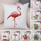 Watercolor Flamingo Pillow Cover - Pillow Bay