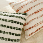 Yarn Dyed Bubble Stripe Pillow Cover - Pillow Bay