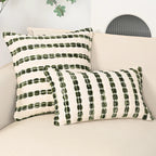 Yarn Dyed Bubble Stripe Pillow Cover - Pillow Bay