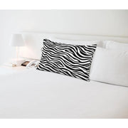 Zebra Striped Lumbar Pillow Cover - Pillow Bay – image 4